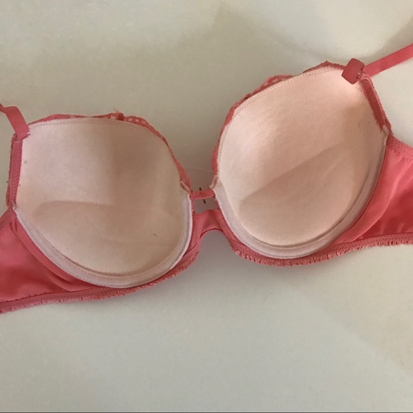 JESSICA SIMPSON Flirty Sexy Bra Pink Floral Lace - Picture 3 of 15